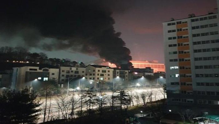 Cháy nổ tại nhà máy chip Samsung